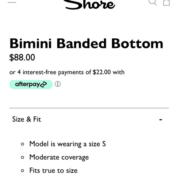 Shore Bimini mint green swim bottom size M new with tag, hiphuger - Picture 3 of 3